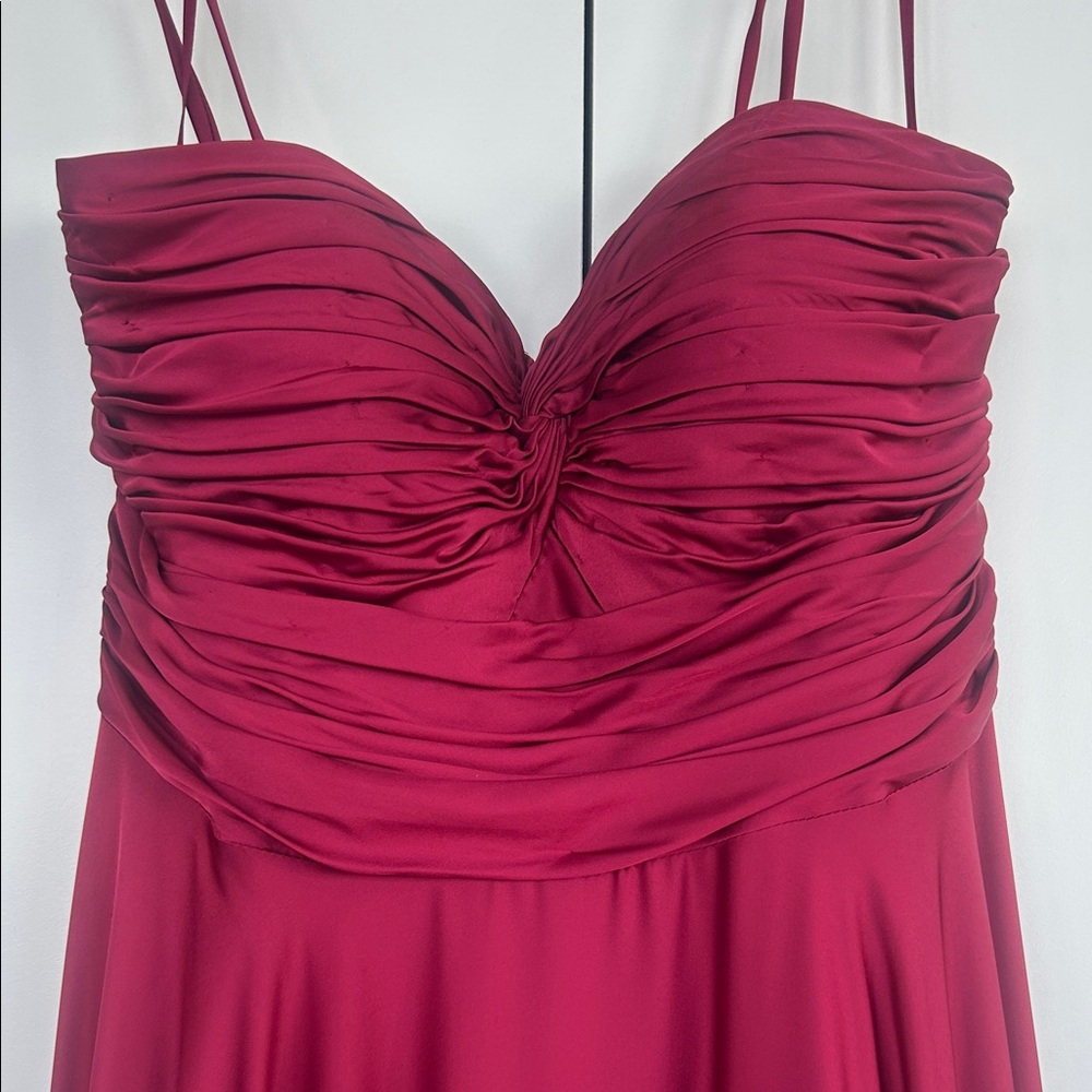 Ladivine Burgundy Gown - Picture 4 of 13